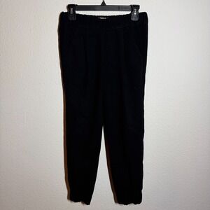 Izzue Jogger‎ Pants Womens 26 Black Elastic Waist Tapered Leg Pull On Streetwear